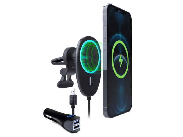 Naztech MagLock 15W Wireless Charging Vent Mount