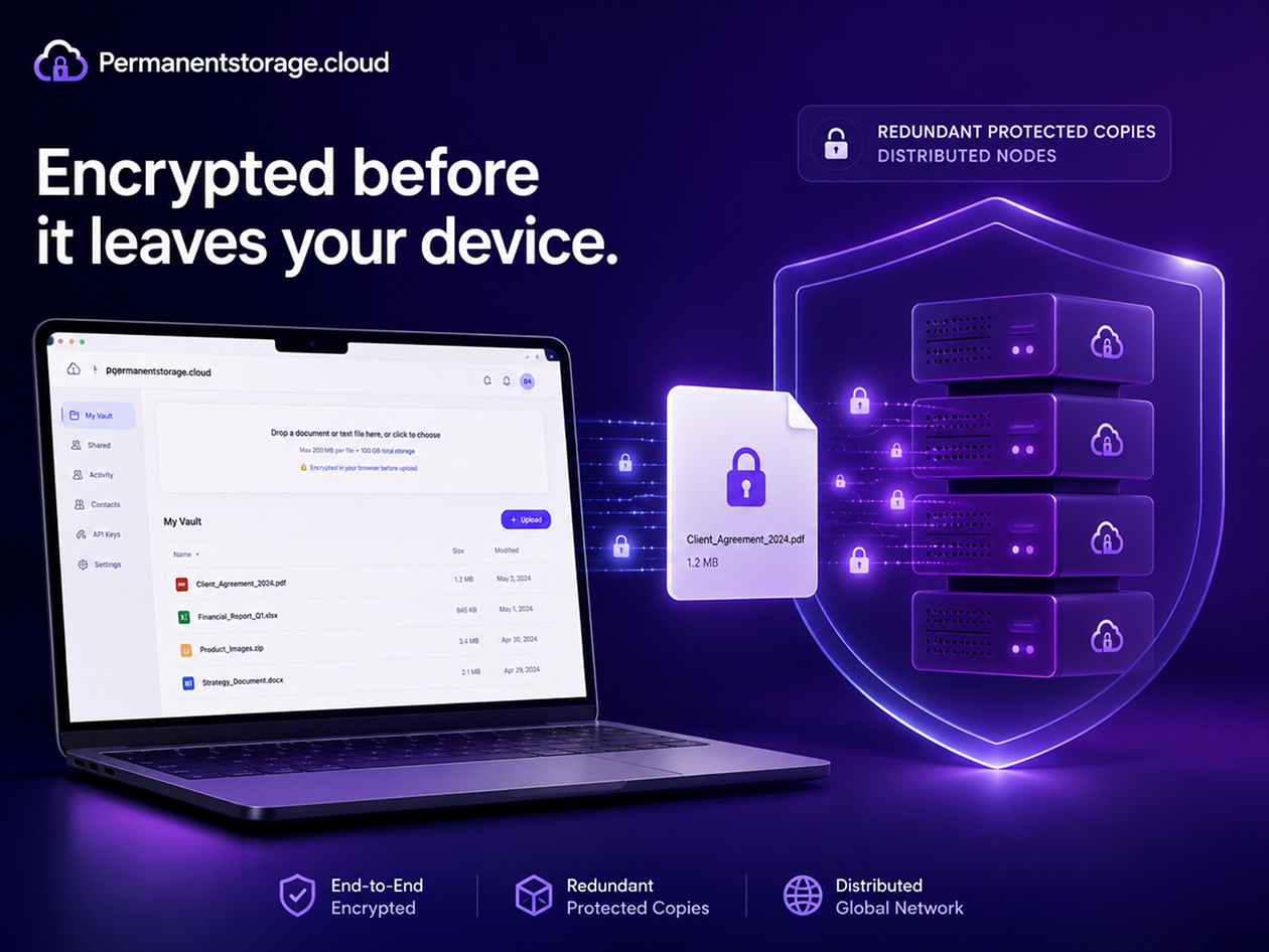 Vault Cloud Storage: Lifetime Subscription (1TB)