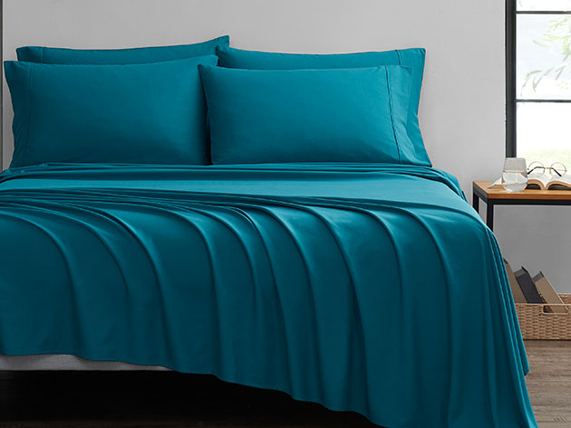 4-Piece Bamboo Comfort Luxury Sheet Set (Teal/Twin)