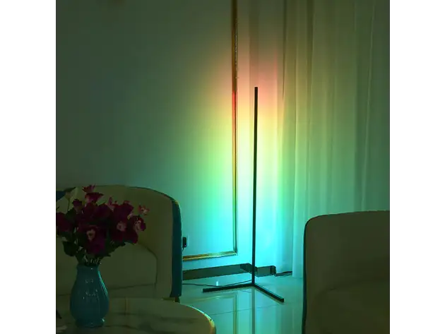 56" RGB LED App-Enabled Remote Floor Lamp (3-Pack)