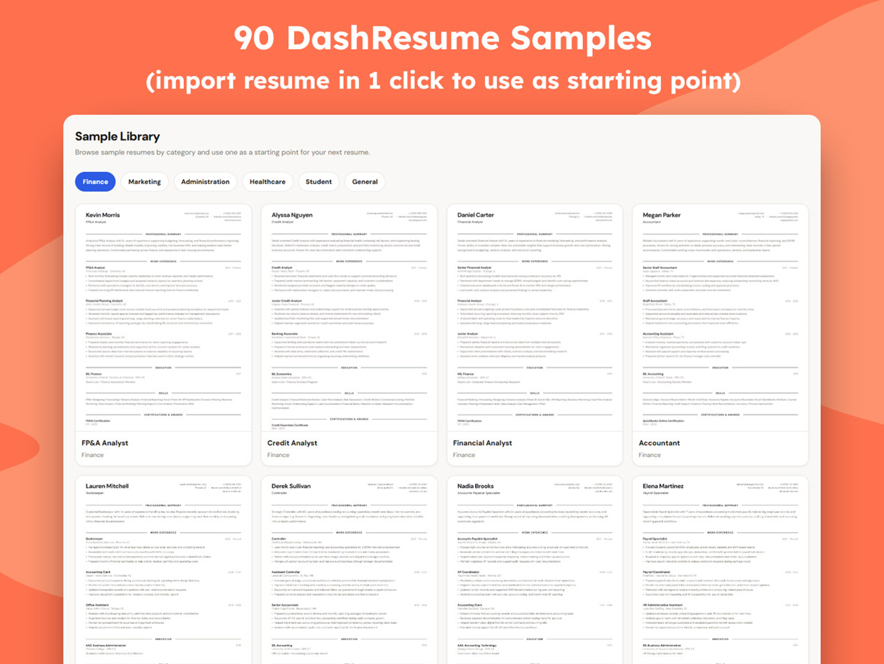 DashResume Lifetime Subscription