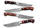 Damascus Steak Knives: Set of 4
