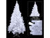 5 Foot Artificial Christmas Tree w/Stand  - White
