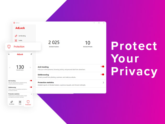 AdLock Ad Blocker: Lifetime Subscription