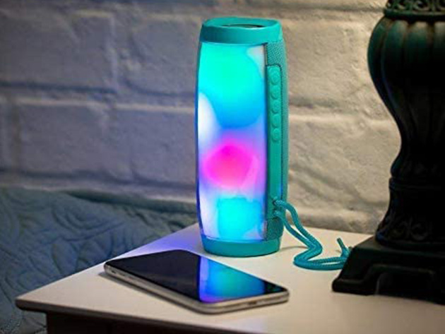 Rainbow LED Bluetooth Speaker (Teal)