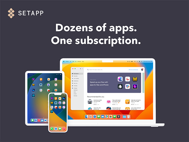 Setapp Personal Mac Plan: 1-Year Subscription