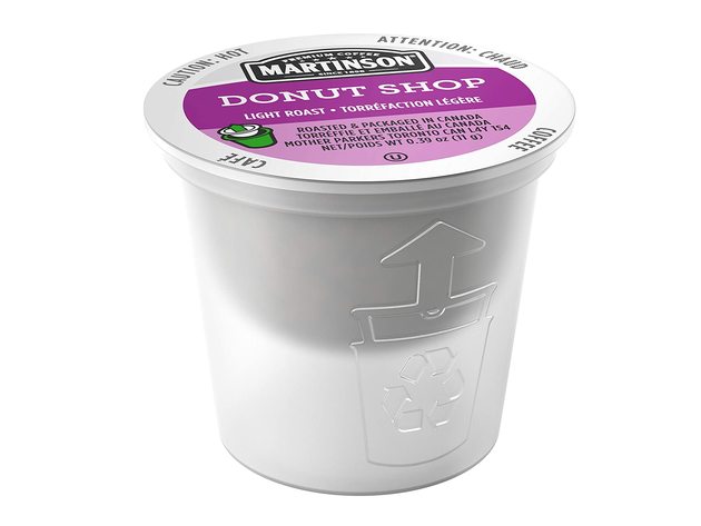 Martinson Premium Donut Shop Blend Single Serve Coffee Capsules, Compatible with Keurig K-Cup Brewers, 24 Count