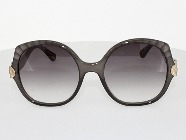 Gafas de sol Chloé (marco gris oscuro/lente degradada gris)