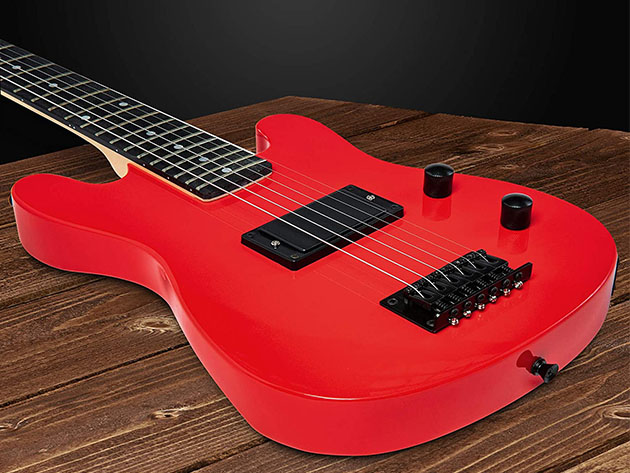 LyxPro 30" Electric Guitar with 20W Amp (Right-Handed/Red)
