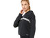 Under Armour Women's Logo Taped Cropped Hoodie Black Size Extra Large
