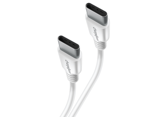 Chargeworx 6Ft USB-C to USB-C 60W PD Cable  (White)