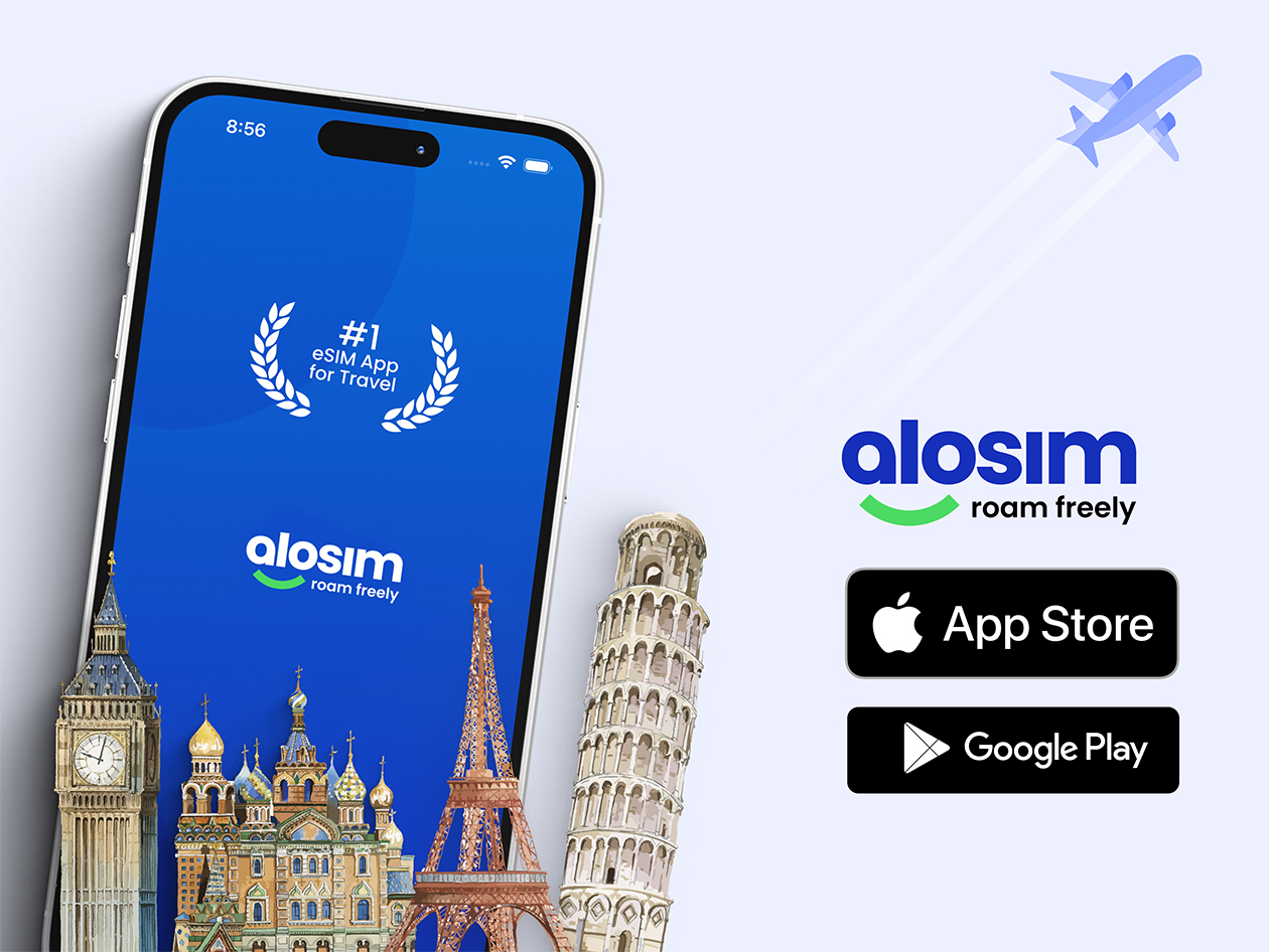 aloSIM Traveler's Mobile Data Plan: $100 Credit