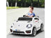 Costway Kids Electric Ride On Car Battery Powered Vehicle 3 Speed RC w/ LED Light - White