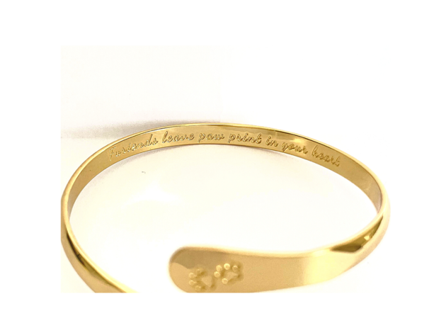 Furry Friends Bracelets, Engraved Furiends leave paw print in your heart- Paw Prints ( Furry Friends) Dog Bracelets, Cat Bracelets ,Pet Bracelets