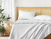 4-Piece Pre-Washed Microfiber Sheet Set (White/Queen)
