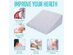 Cooling Wedge Pillow - 10 Inch Bed Wedge Pillow - 24 Inch Wide Incline Support Cushion