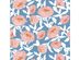 Opalhouse Floral Bloom Amidst Peel and Stick Smooth Out Design Wallpaper, Covers 27.5 Square Feet, Blue/White