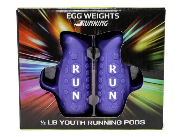 Egg Weights 0.5lb Youth Running Pods (Purple)