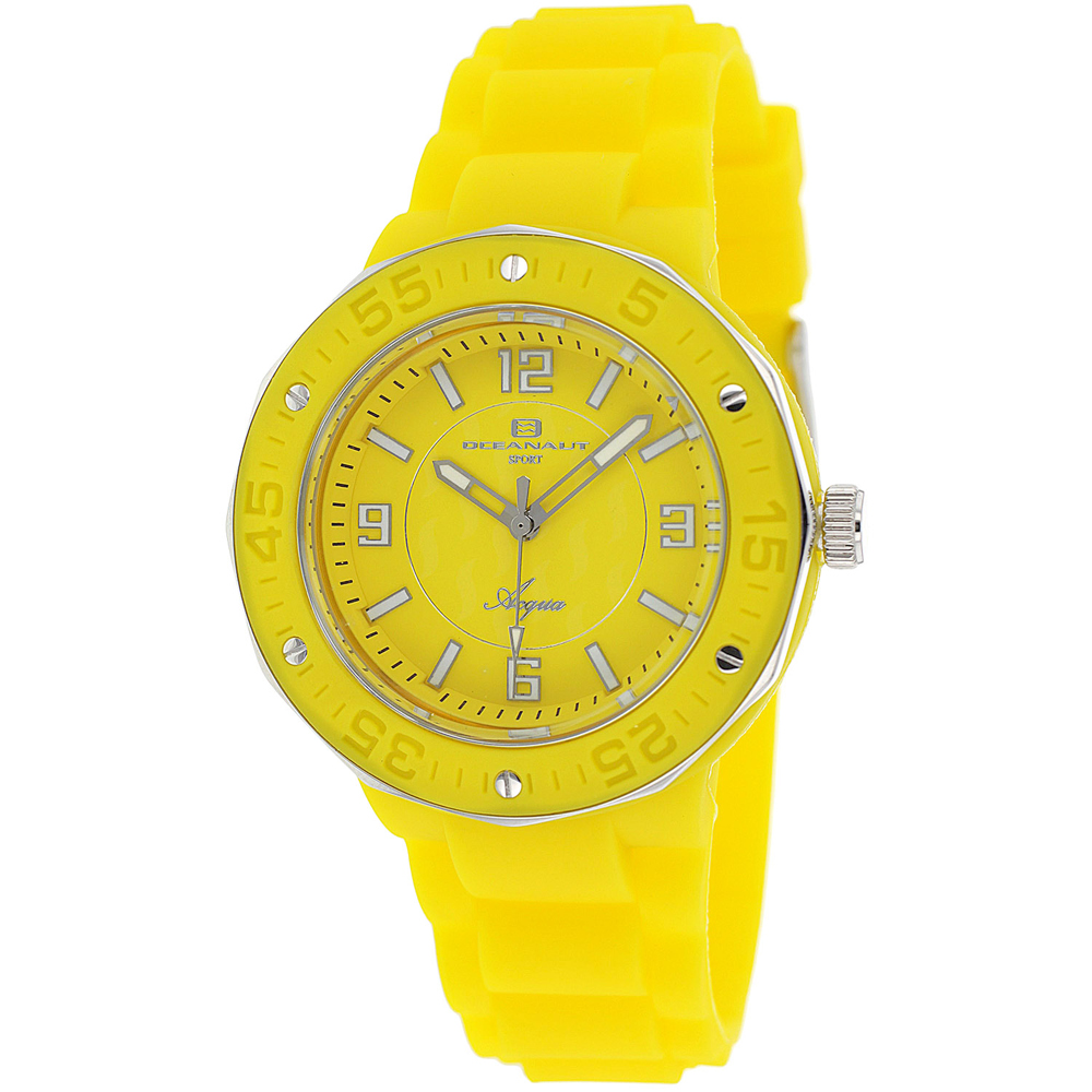 Oceanaut Women's Acqua Yellow Dial Watch - OC0213