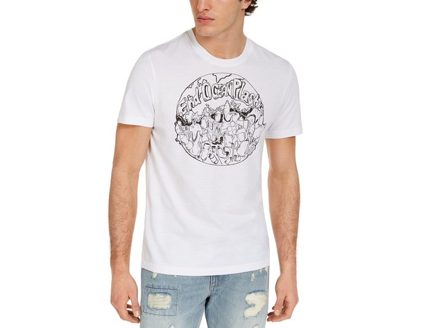 Sun + Stone Men's REPREVE Ocean T-Shirt White Size Large | StackSocial
