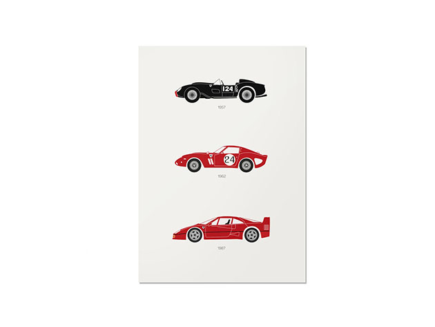 A Purebred Legacy: Ferrari Poster (18"x 24")