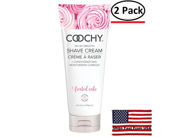 [ 2 Pack ] Coochy Shave Cream Frosted Cake 12.5 Fl Oz