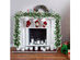 Costway 9ft Pre-lit Christmas Garland w/ Snow Flocked Tips Red Berries 50 Lights & Timer - Green