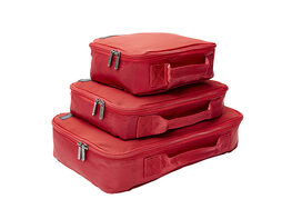Genius Pack Compression Packing Cubes Set (Red)