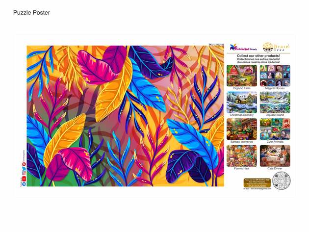 Colorful Plant Jigsaw Puzzles 1000 Piece