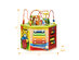 Costway 7-in-1 Wooden Activity Cube Toy Kids Educational Learning Bead Maze Shape Sorter