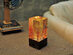 Block Resin Lamp (Fire)