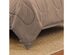 Martex Two-Tone Solid Color Reversible Comforter Set Full/Queen Khaki Beige Reversing to Chocolate Brown