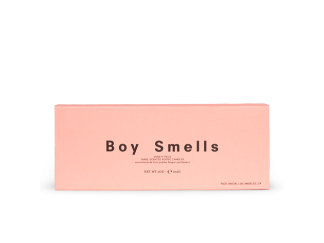 Boy Smells Scented Candle Votive Set: Cedar Stack, Hinoki Fantome And ST. AL