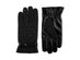 Isotoner Signature Men's Faux-Wool Smartouch Gloves Black Size Large