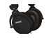 Maxell HP-550F Foldable Headphones with Controller - Black