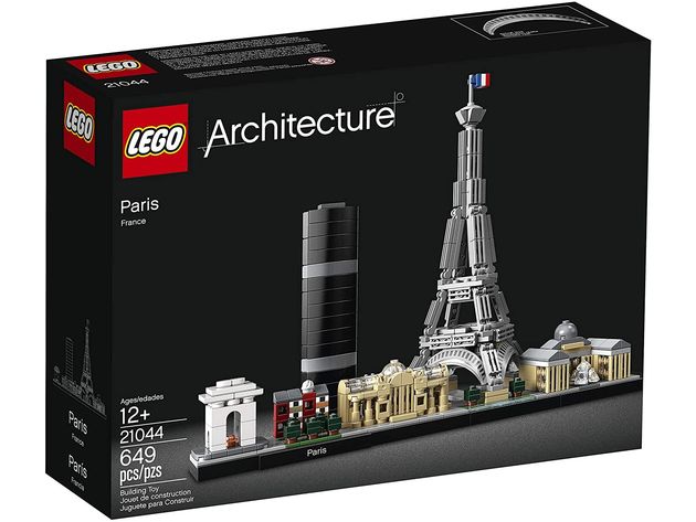 LEGO Architecture Paris City Skyline Collectible Building Kit With Eiffel Tower, 694 Pieces (New Open Box)