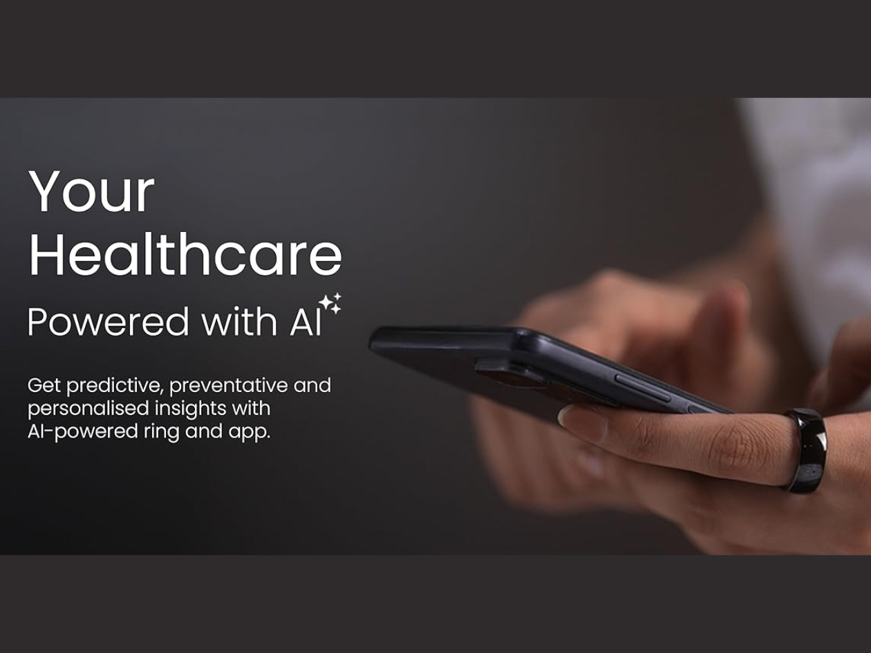 aaboRing Health & Fitness Tracker Smart Ring (Gold/Size 7)