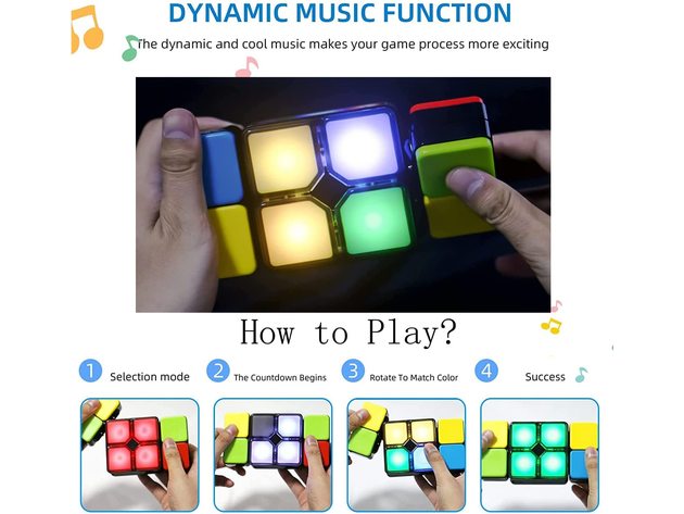 Music Magic Cube for Logic Games Flip & Slide Toys
