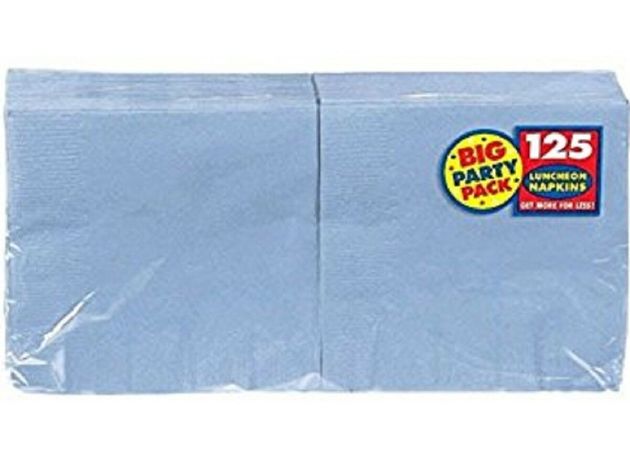 Party Favors - Big Party Pack - Pastel Blue - Lunch Napkins - 125ct