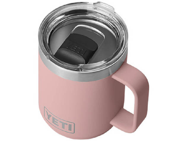 Yeti 21071500922 Rambler 10 oz. Mug with MagSlider Lid - Sandstone Pink