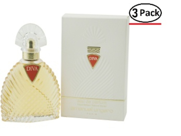 DIVA by Ungaro EAU DE PARFUM SPRAY 1.7 OZ for WOMEN ---(Package Of 3)