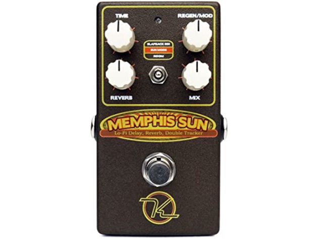 Keeley KE Memphis Sun Lo-Fi Reverb, Echo and Double Tracker Pedal - Black (Like New, Damaged Retail Box)