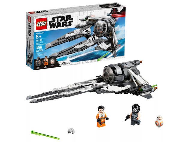 LEGO 75242 Star Wars Resistance Black Ace TIE Interceptor Building Kit ...