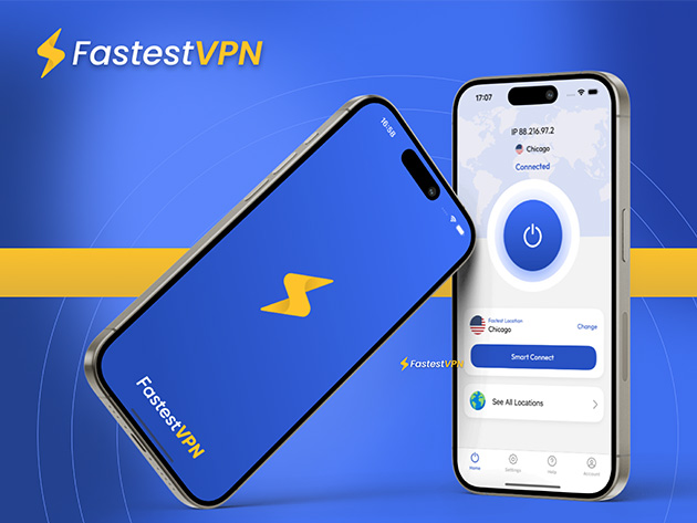 FastestVPN: Lifetime Subscription (15 Devices)