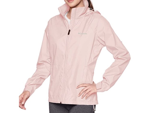 Columbia Women's Switchback III Adjustable Waterproof Rain Jacket Mineral Pink Size Extra Large