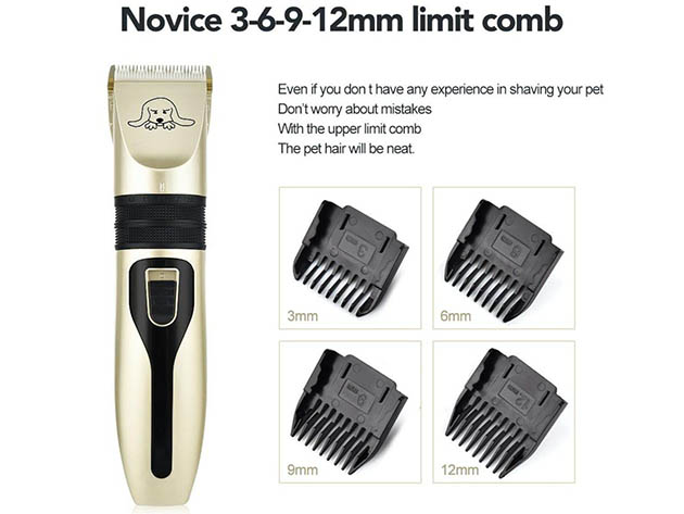Pet Grooming Hair Clipper Set