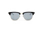 Alpha Unisex Sunglasses Black/Silver