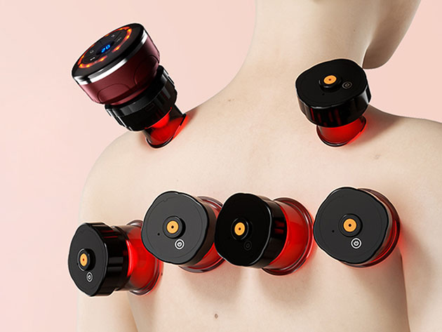 Smart Cupping Therapy Set with 8 Massage Cups