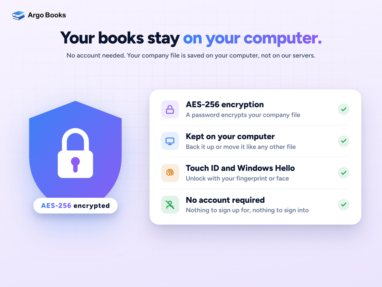 Argo Books Accounting Software Premium Plan: Lifetime Subscription