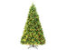 Costway 4.5Ft\6.5Ft\7.5Ft Pre-lit Hinged Christmas Tree w/ Pine Cones Red Berries and 300\450\450 LED Lights